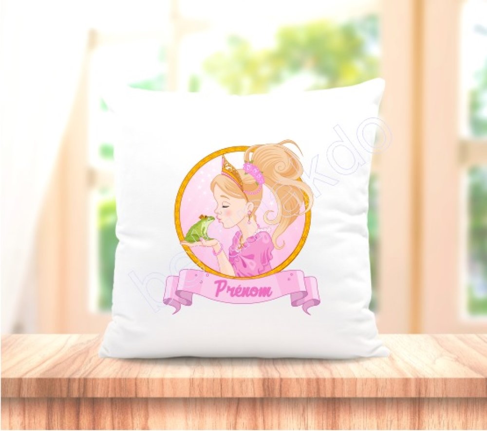 Coussin La Princesse Et La Grenouille Un Grand Marche