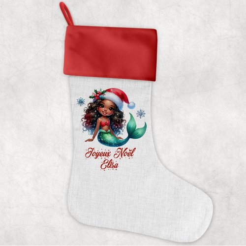 Chaussette de noël personnalisée