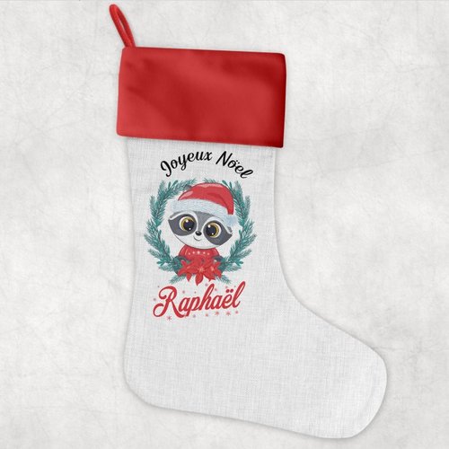 Chaussette de noël personnalisée