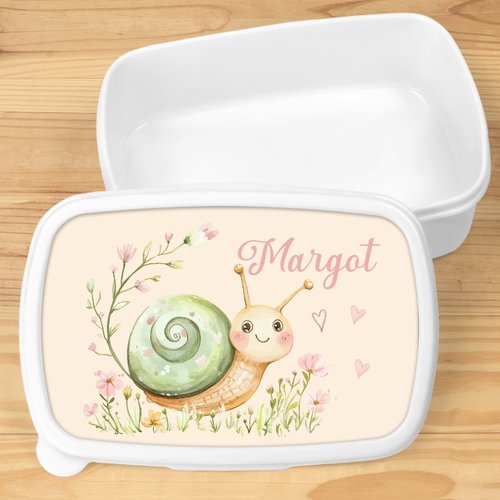 Boîte à goûter personnalisée