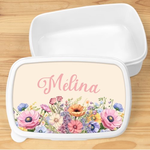 Boîte à goûter personnalisée