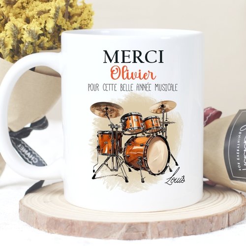 Mug personnalisé pour prof de musique