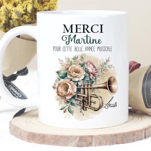 Mug personnalisé pour prof de musique