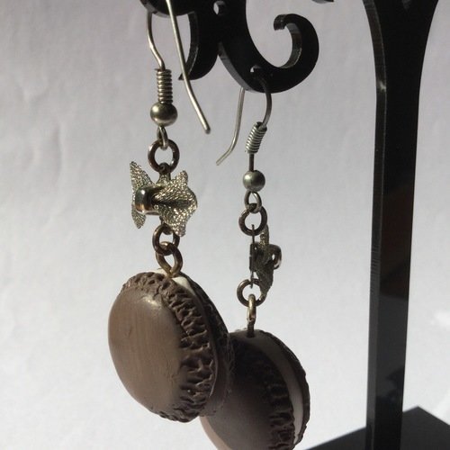 Boucles d'oreilles macarons