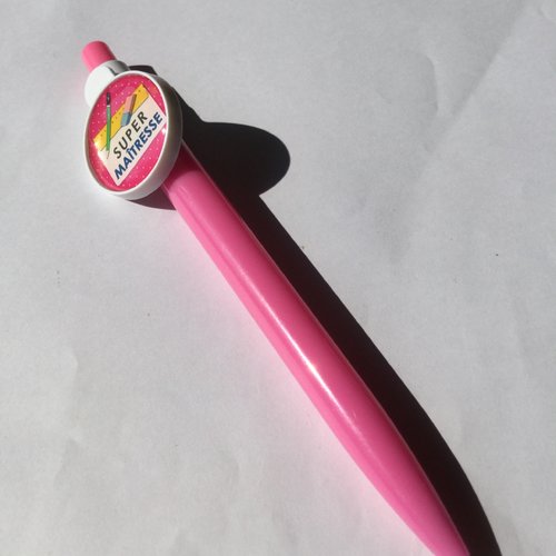 Stylo fantaisie, cadeau pour maîtresse, idée cadeau fin d'année scolaire