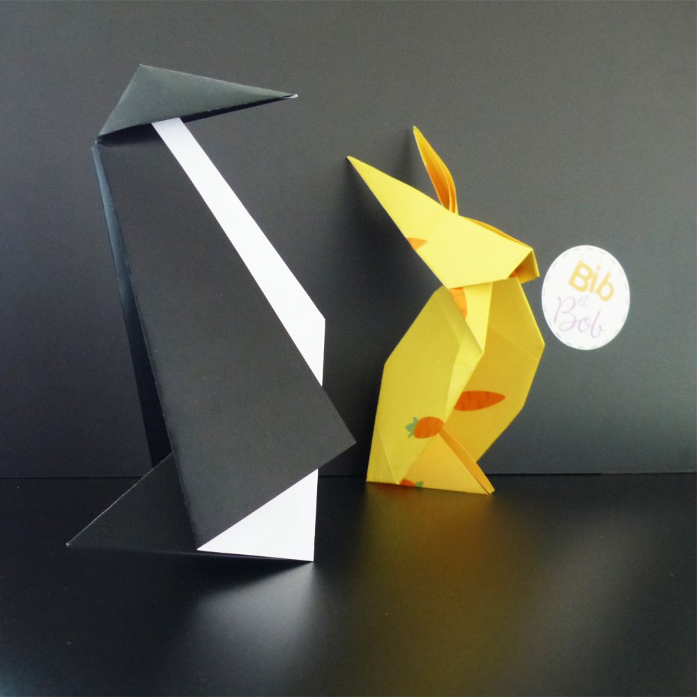 Origami Pingouin Origami Lapin Deco Chambre Bebe Un Grand Marche