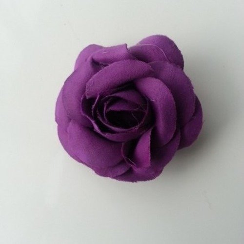 Fleur en tissu violet 50mm 