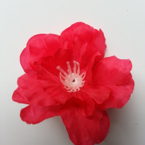 Fleur artificielle en tissu 55mm rose fuchsia 