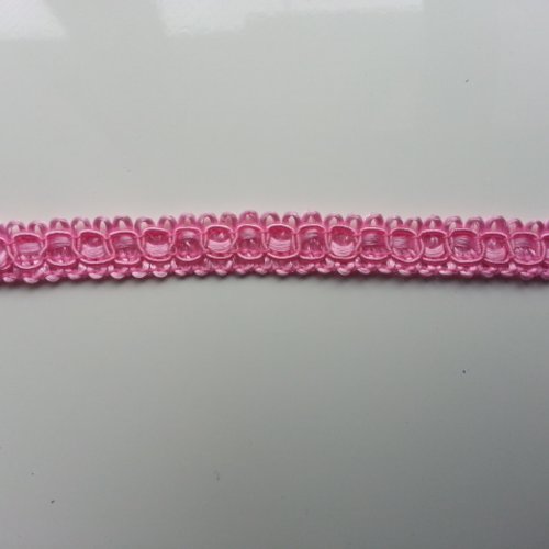 1 metre de ruban  rose  de   10mm