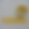 Bracelet en mousse à décorer longueur 19 cm jaune 