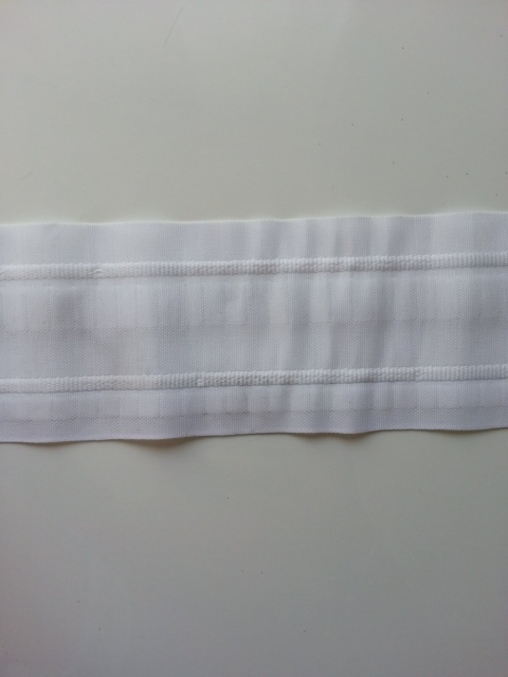 Ruflette galon fronceur blanc pour pli Flamand 9cm mercerie rideau couture 
