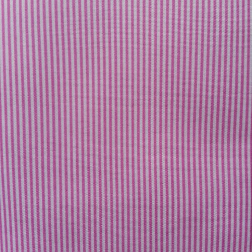Carré de tissu rayé rose et blanc 48*48cm