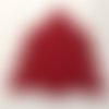 Sapin de noel en feutrine rouge 10*11cm