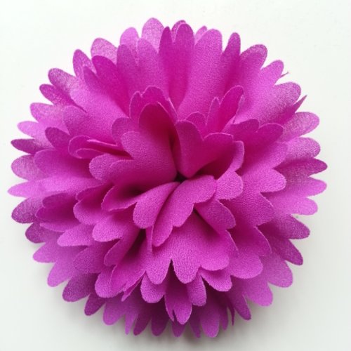 Fleur mousseline 90mm violet