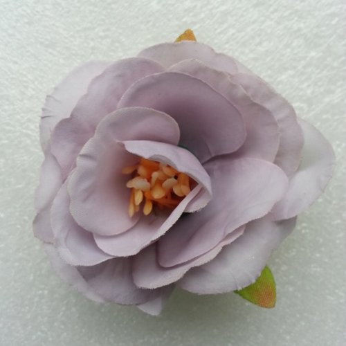 Jolie fleur artificielle en tissu de 50mm mauve