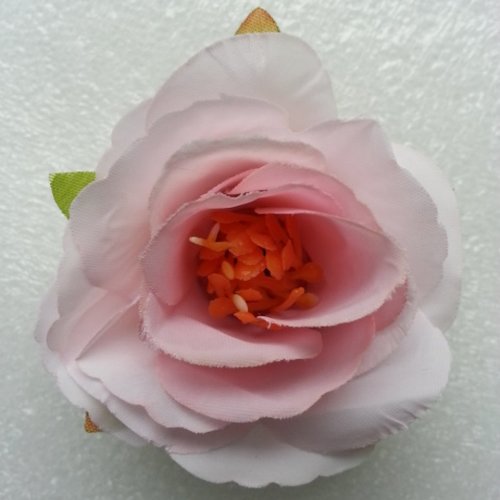 Jolie fleur artificielle en tissu de 50mm rose