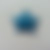 Étoile matelassée pailletée bleu turquoise 33mm