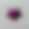 Étoile matelassée pailletée violet  33mm