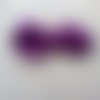 Gros noeud en ruban à pois 70*45mm violet