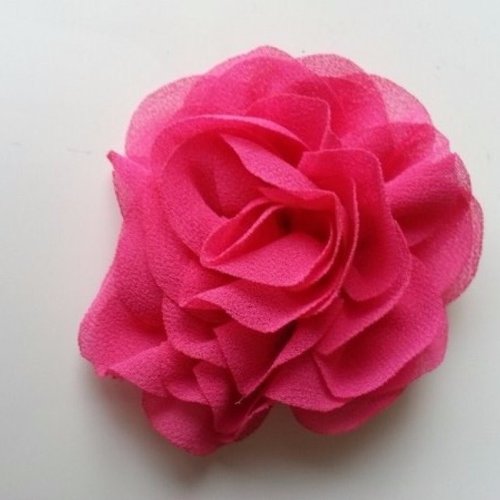 Fleur rose fuchsia  70mm