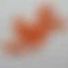 Arabesque papillon orange en feutrine 120*75mm
