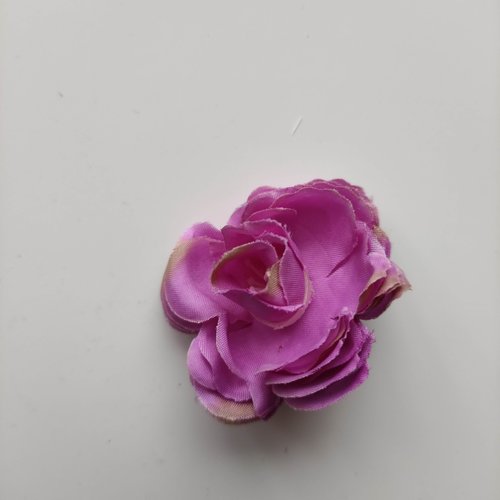 Fleur artificielle en tissu de 50mm violet