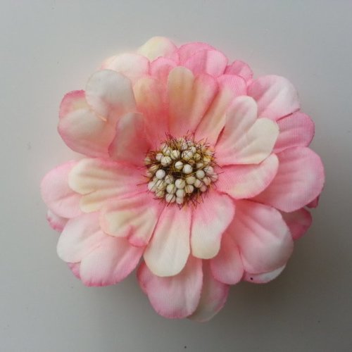 Fleur artificielle en tissu 60mm  rose
