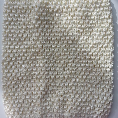 20 cm * 23 cm  bustier tube crochet ivoire