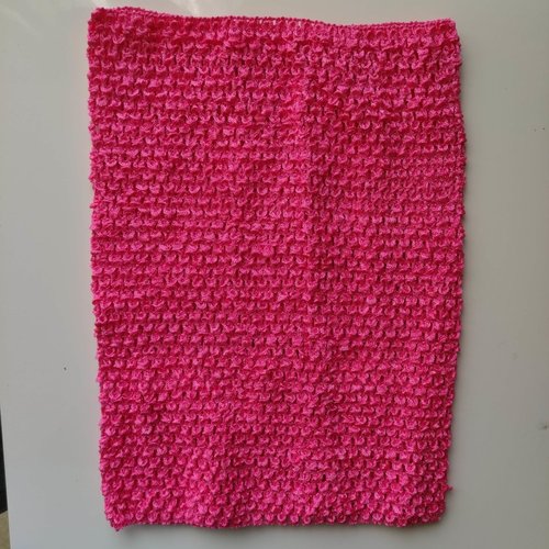 25 cm * 30 cm  bustier tube crochet de couleur rose bonbon pour tutu, robe, mariage, deguisement