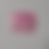 Peigne à chignon en plastique  rose 50*40mm