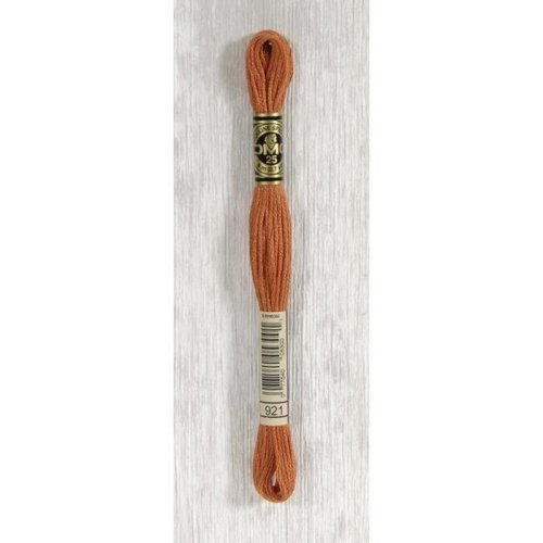 Fil mouliné dmc coloris n° 921