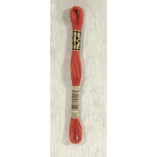 Fil mouliné dmc coloris n° 350