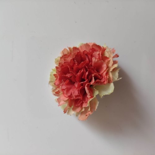 Fleur artificielle en tissu de 45mm bronze