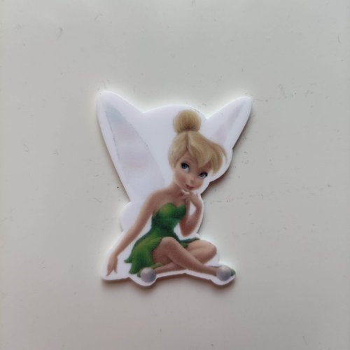 Cabochon plat en résine fée clochette 30*40mm