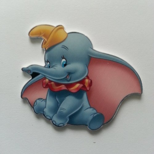 Dumbo elephant 50*40mm cabochon plat en résine