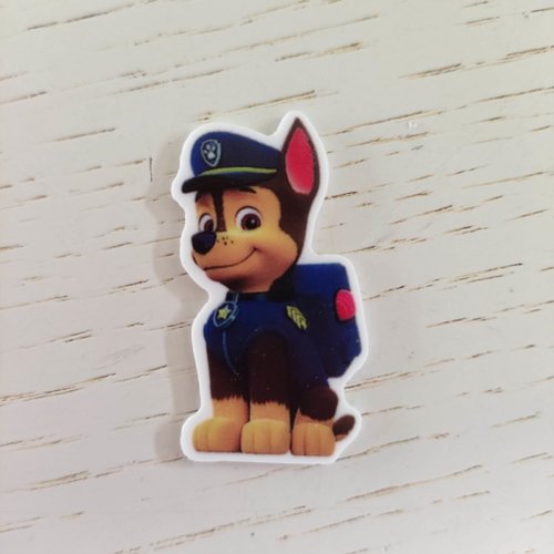 Chase paw patrol cabochon en résine 25*45mm