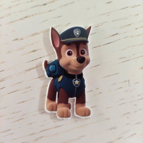 Chase paw patrol cabochon en résine 22*45mm