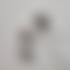 Lot de 3 fleurs artificielles avec pistils blanche