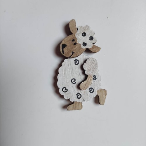 Mouton en bois 3*6 cm