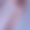 1 metre de ruban  polyester rose pale  38 mm