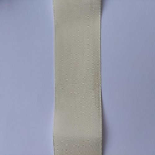 1 metre de ruban  polyester ivoire 38 mm