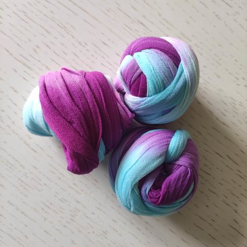 N00997 collant nylon triple couleur pour la création de fleurs, papillons, raquettes dragées