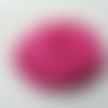 Fleur satin chiffonnée  rose fuchsia 80mm