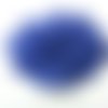 Grande fleur mousseline 10cm bleu roi royal