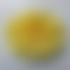Grande fleur mousseline 10cm jaune