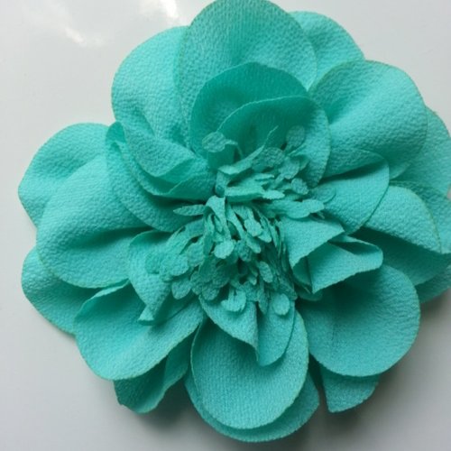 Grande fleur mousseline 10cm vert