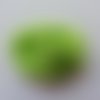 Fleur en satin de soie 50mm vert