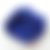 Fleur en satin de soie 50mm bleu royal