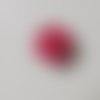 Fleur en mousseline 40mm rose fuschia