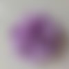 Fleur mousseline avec pistils  60mm mauve